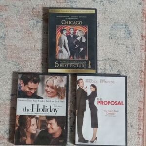 New In Plastic:Chicago, The Holiday, The Proposal DVD Set